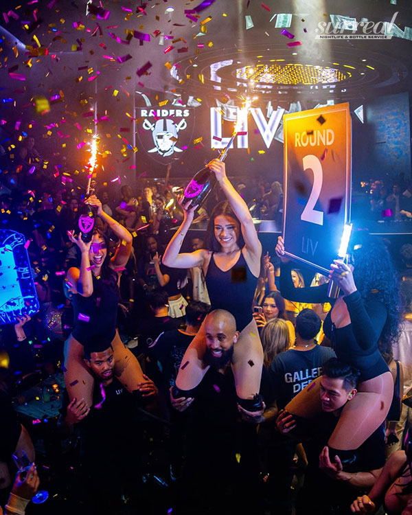 bottle presentation at LIV