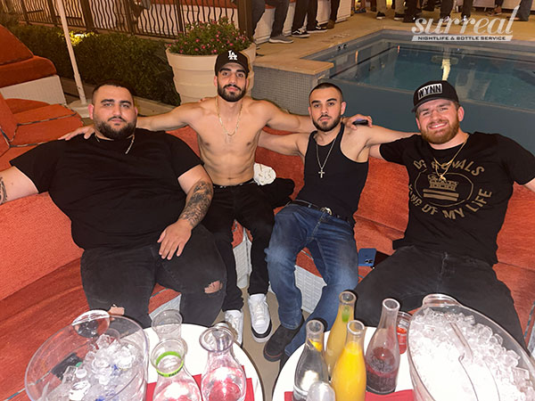 bottle service at ebc