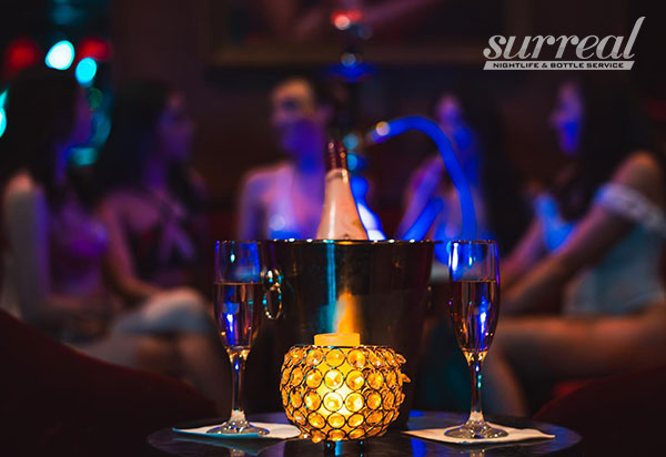 vegas bottle display