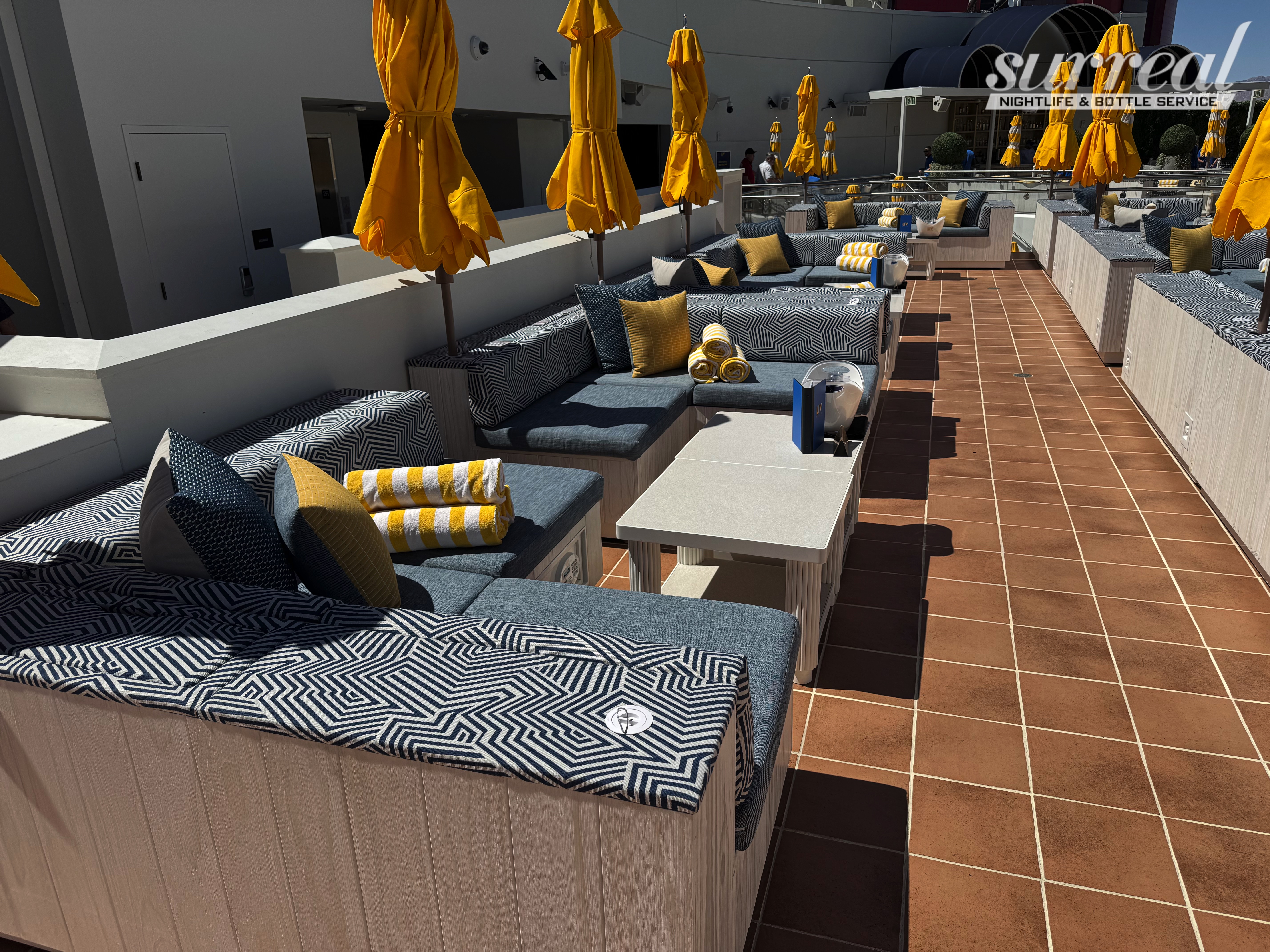 2nd row premium terrace